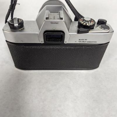 Rolleiflex Camera With Vivitar Telephoto 35mm 2.8 Lens