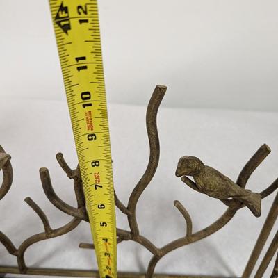 Cast Iron Wall Bird Folding Shelf