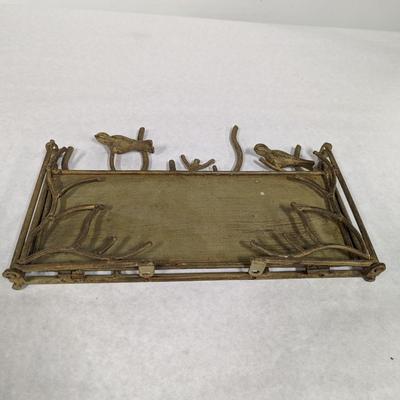 Cast Iron Wall Bird Folding Shelf