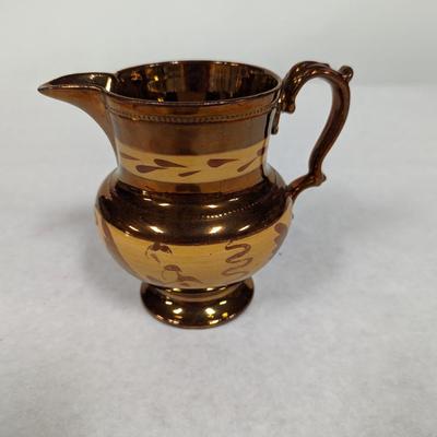 Gold Luster Pitcher