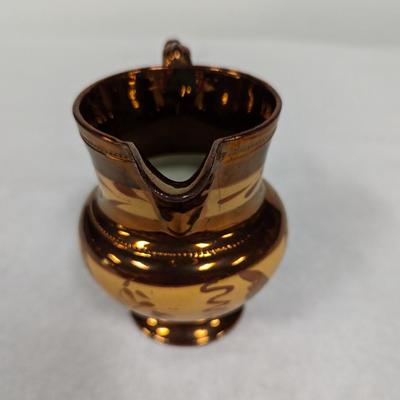 Gold Luster Pitcher