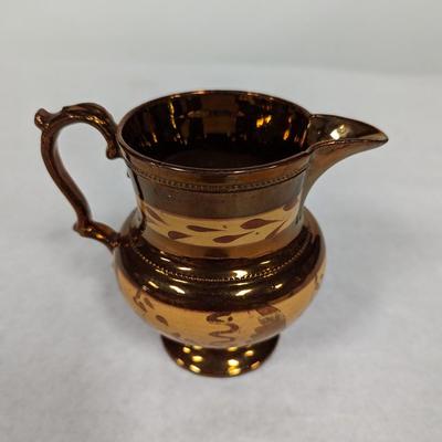 Gold Luster Pitcher