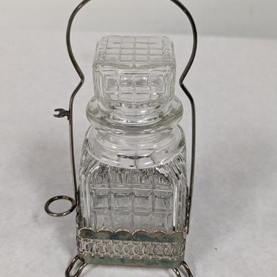Vintage Pickle Jar Castor