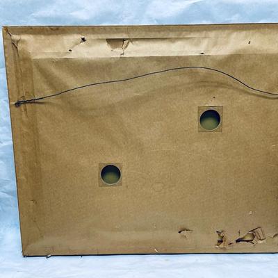 Framed Artwork Print Mama & Baby Horse Mare & Colt in the tall grass