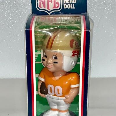 1980’s Skore Tampa Bay Buccaneers Bobblehead, Dreamsicle