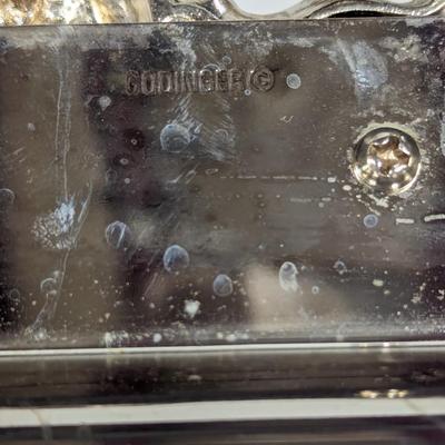Godinger Silver plated Buffet Server With Glass Marinex Casserole Dish