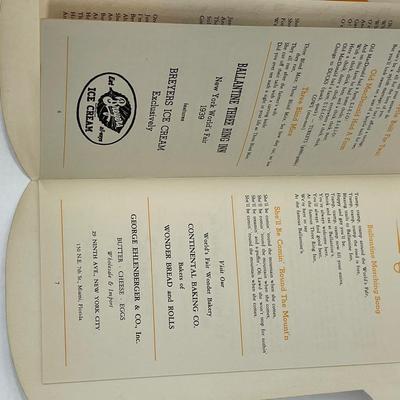 1939 New York World's Fair Ballantine Inn Book of Ballads Beer Mug Design