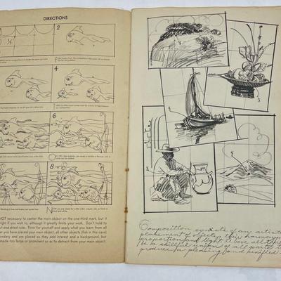 How to Draw by Walter E Foster - antique drawing lesson book