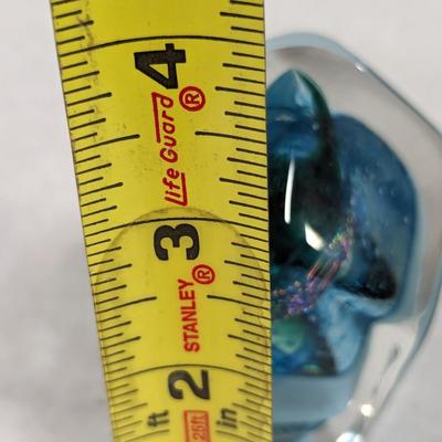 GES Glass Eye Studio Art Paperweight Signed