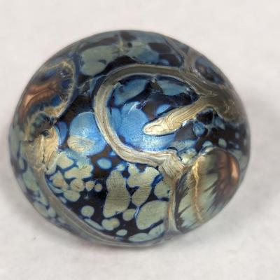 Art Glass Signed Paperweight