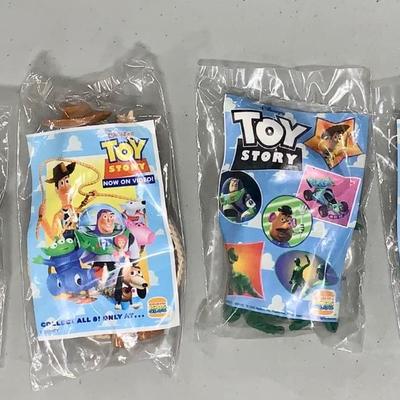 Lot of Four (4) Burger King Disney Toy Story Figures