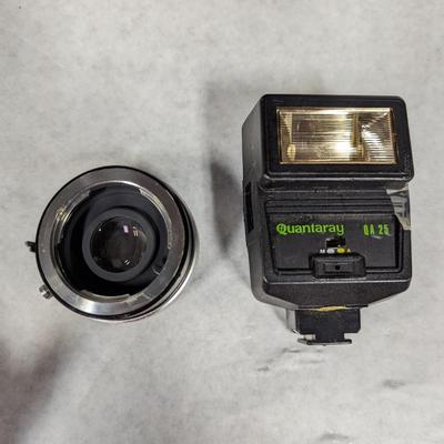 Vivitar Auto 2x Model 2X-5 Camera lens & Flash