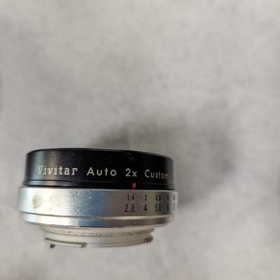 Vivitar Auto 2x Model 2X-5 Camera lens & Flash