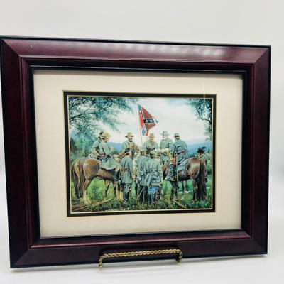 Framed John Paul Strain Lithograph