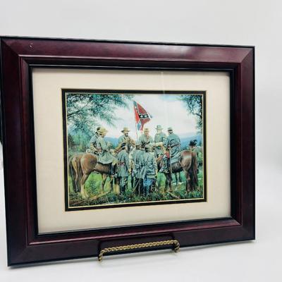 Framed John Paul Strain Lithograph