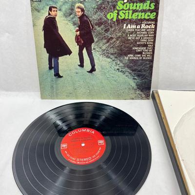 Near Mint Condition Very Pristine Condition Simon & Garfunkel Sounds of Silence Vinyl Record Framed Hangable
