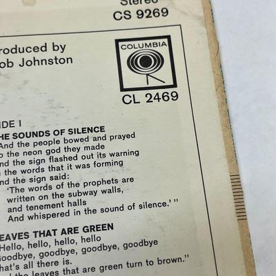 Near Mint Condition Very Pristine Condition Simon & Garfunkel Sounds of Silence Vinyl Record Framed Hangable