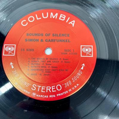 Near Mint Condition Very Pristine Condition Simon & Garfunkel Sounds of Silence Vinyl Record Framed Hangable