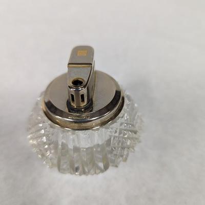 Colibri Crystal Round Table Lighter
