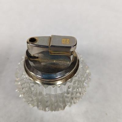 Colibri Crystal Round Table Lighter