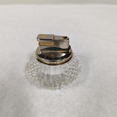 Colibri Crystal Round Table Lighter