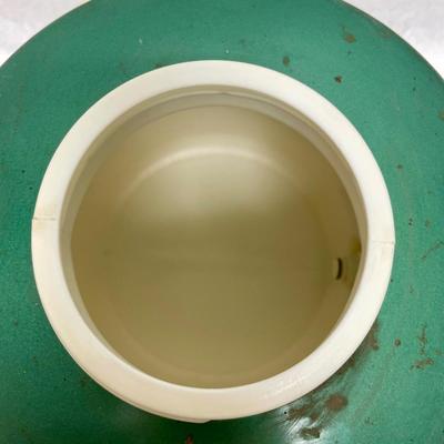 Coleman Vintage Green & White 1 Gallon Water Cooler Jug With Cup