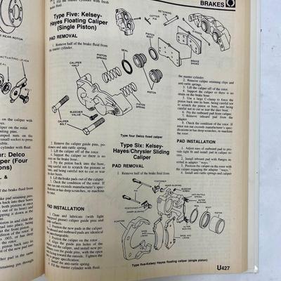 Chilton’s Auto Repair Manual 1986