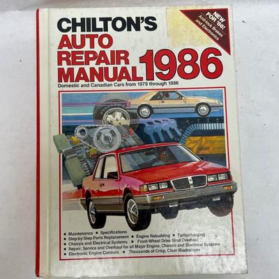 Chilton’s Auto Repair Manual 1986