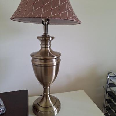 brushed nickel lamp