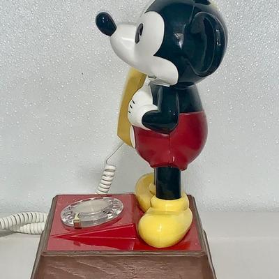 Vintage Mickey Mouse Rotary Telephone