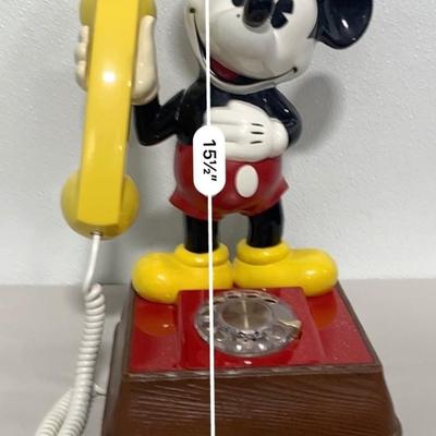 Vintage Mickey Mouse Rotary Telephone