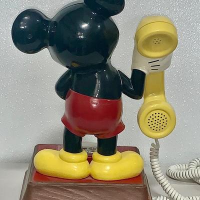 Vintage Mickey Mouse Rotary Telephone