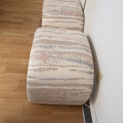 80's Waterfall Ottomans