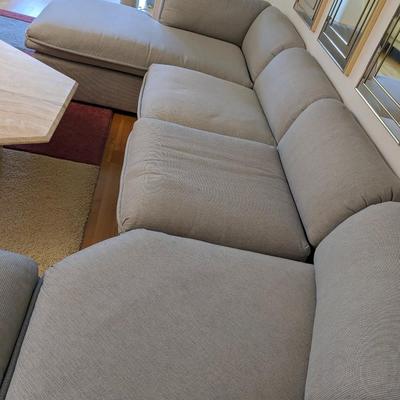 4 Piece Modular Dansen Sectional Sofa