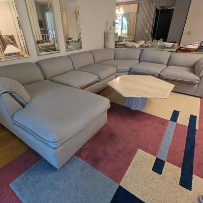 4 Piece Modular Dansen Sectional Sofa