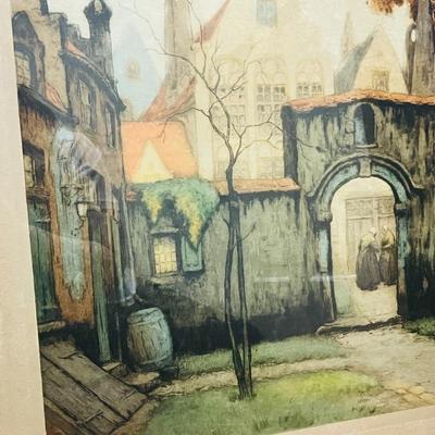 Large Signed & Numbered Alfred Joseph Auguste van Neste Paintings