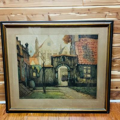 Large Signed & Numbered Alfred Joseph Auguste van Neste Paintings