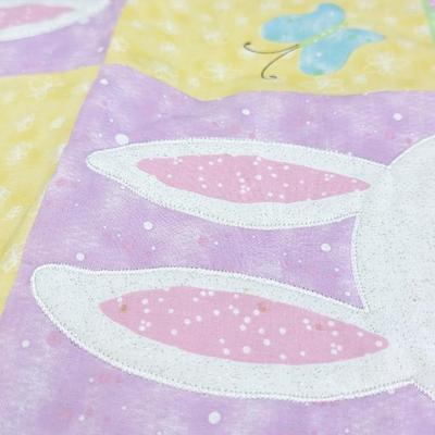 Bunny Rabbit Butterfly Table Runner Easter Spring Pastel
