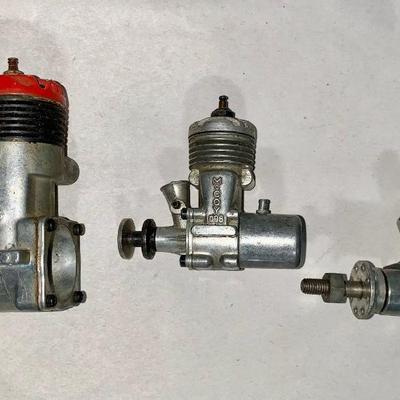 Lot of Three (3) McCoy RC Airplane Engines