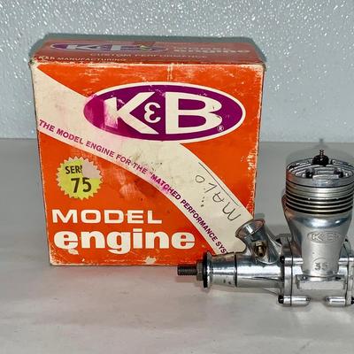 K & B 35 RC Airplane Engine w/Box