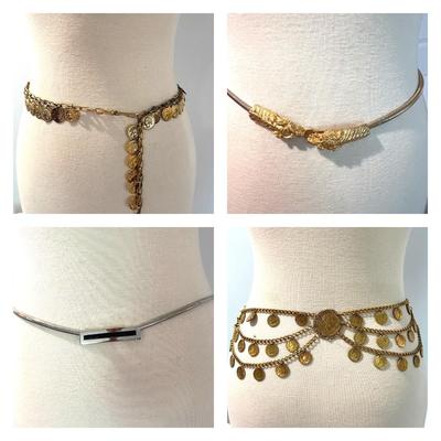 Lot of 4 Vintage Belts