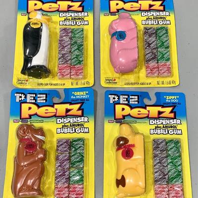 PEZ Lot 9 - Lot of Four (4) PEZ Petz Series 1