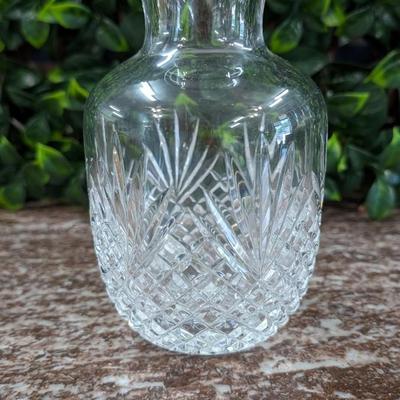 Vintage Cut Glass Crystal Vase Bottle