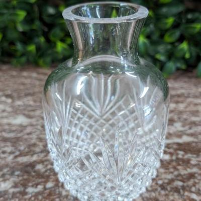 Vintage Cut Glass Crystal Vase Bottle