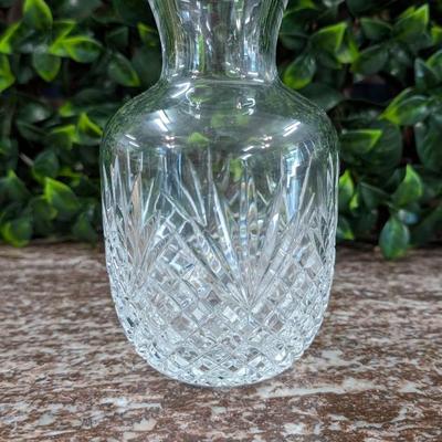 Vintage Cut Glass Crystal Vase Bottle