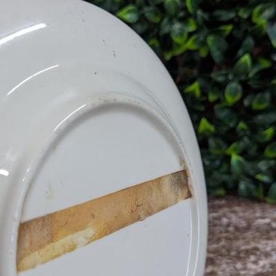 Vintage 1976 Bicentennial Ceramic Plate Bell Flags
