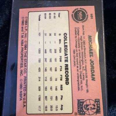 1984-85 star MICHAEL AIR JORDAN GOAT ROOKIE BULLS 101