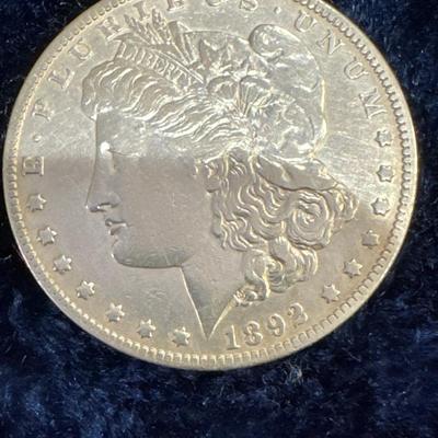 1892 O Morgan 26.8 SILVER 1$ xvf