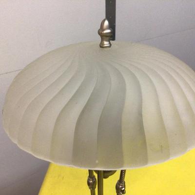 Metal and Glass Desk/Table Lamp