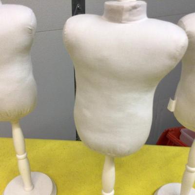Three Miniature Dress Forms